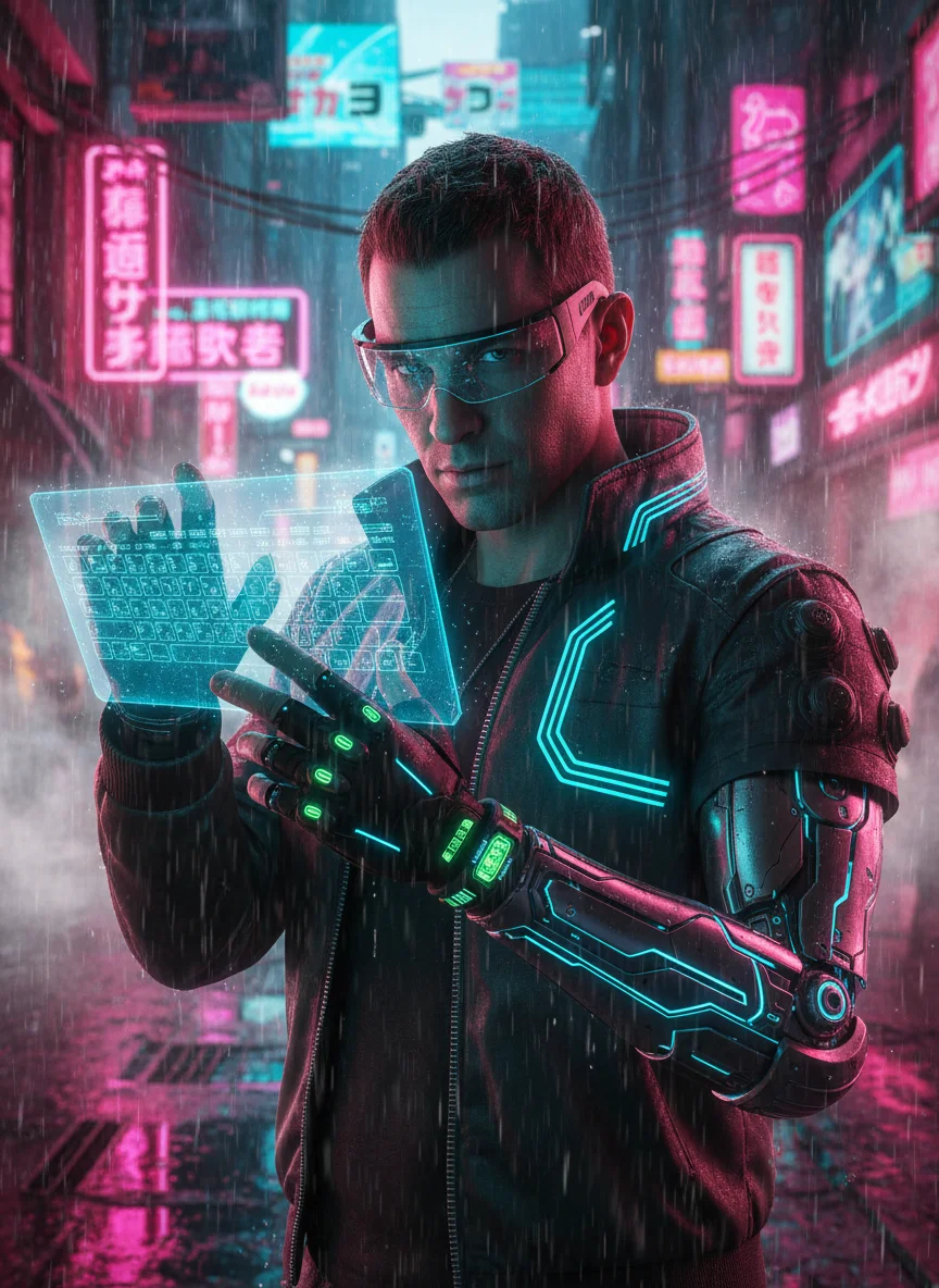 Neon Hacker